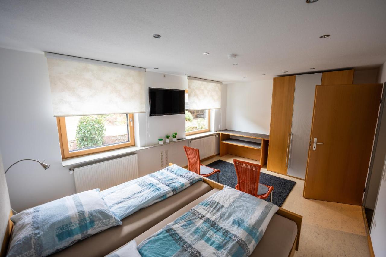 Laendliche 2-Zimmer Wohnung Bad Ditzenbach Ngoại thất bức ảnh